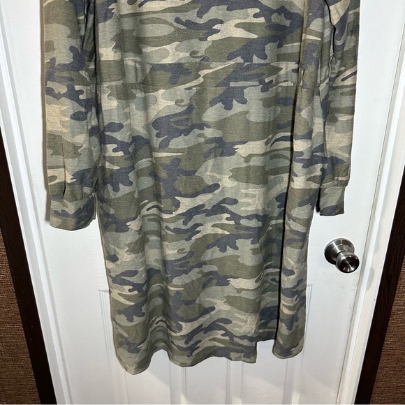 Heimish U.S.A Camo Print Long Sleeve Aline Dress size 3XL - Picture 8 of 11